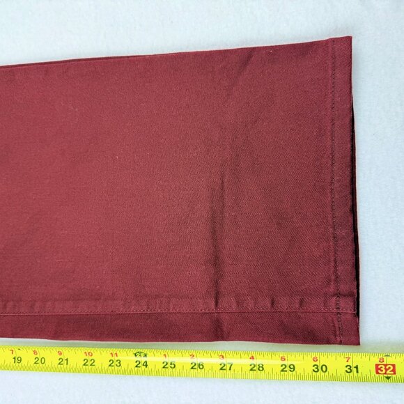St. Johns Bay Women's Stretch Straight Leg Mid-Rise Burgundy Pants Plus 24W NWT - Picture 11 of 11